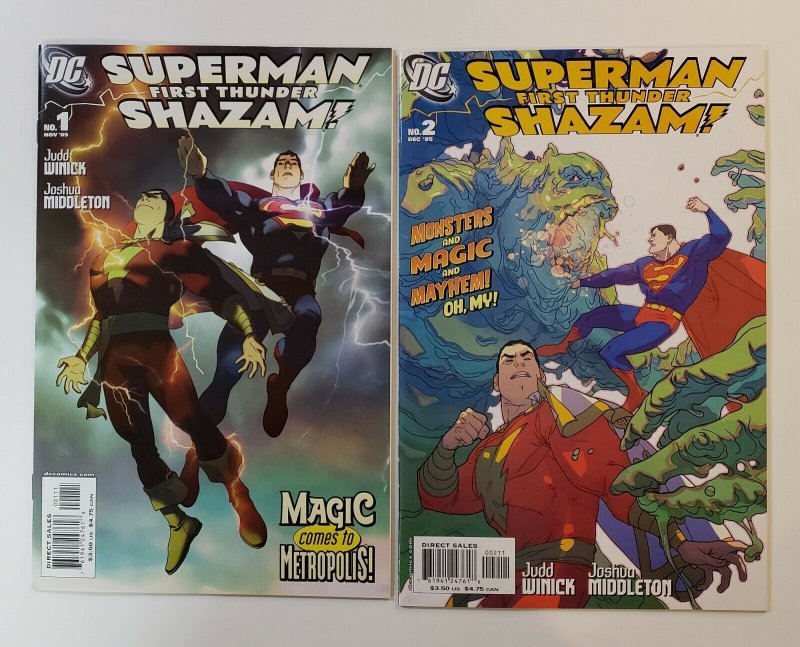 SUPERMAN SHAZAM: FIRST THUNDER 1-4 COMPLETE SET NM DC COMICS 2005