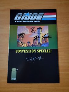 G.I. Joe Convention Special #1 SIGNED 3x ~ VF - NEAR MINT NM ~ 2001 Image Comics