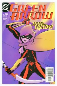 Green Arrow #45 (2001 v3) Judd Winick 1st Mia as Speedy NM