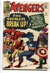 Avengers #10 1964 Marvel comic book Captain America Giant-Man Thor Iron Man