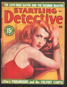 Startling Detective Adventures 3/1937-Exotic GGA cover by Cardiff-Dope traffi...