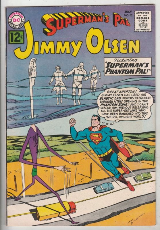 Jimmy Olsen, Superman's Pal  #62 (Jul-62) VF/NM+ High-Grade Jimmy Olsen