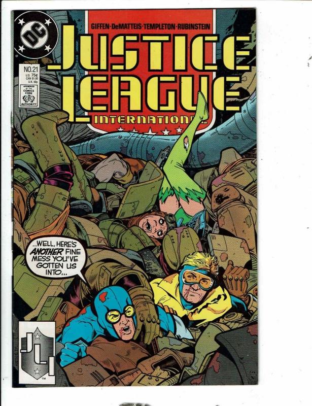 9 Justice League International DC Comics # 17 18 19 20 21 22 23 24 25 Flash CR13