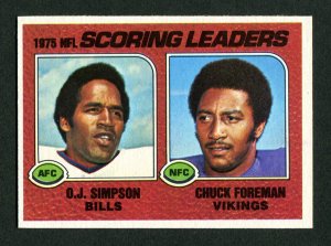 1976 Topps OJ Simpson #204  NM-MT   Scoring Leaders