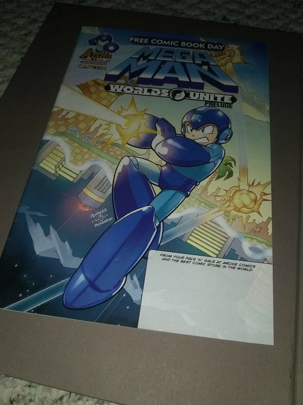 Sonic The Hedgehog Mega Man Worlds Unite - Prelude FCBD (2015) Archie