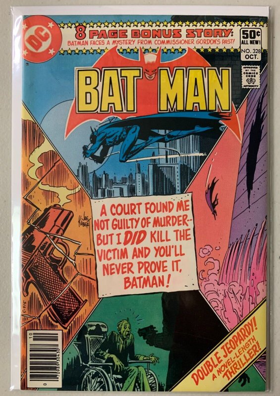 Batman #328 DC Commissioner Gordon story 6.0 FN (1980)