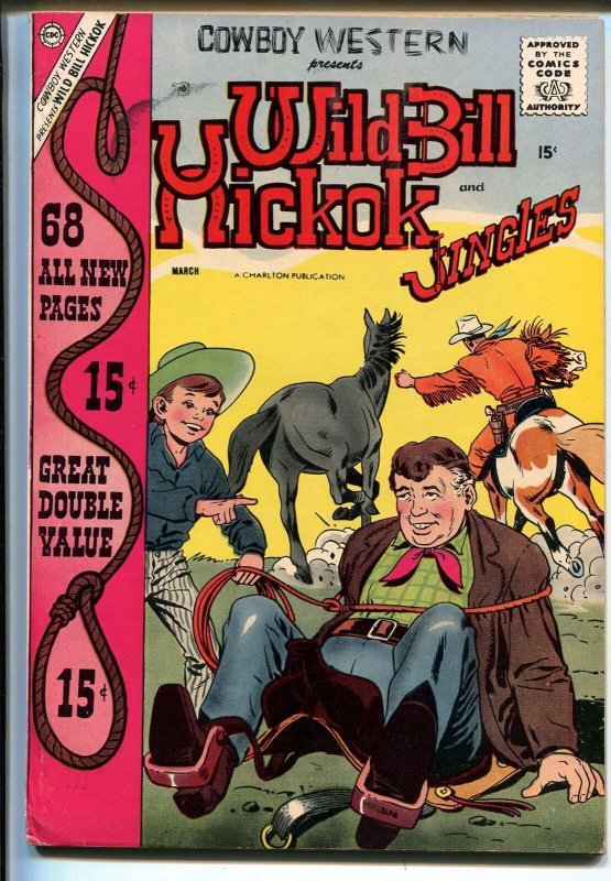 Cowboy Western #67 1958-Charlton-Wild Bill Hickok-Joe Maneely-Williamson-VF