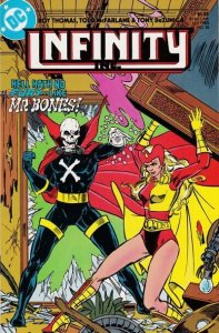 Infinity, Inc. #16 DC Comics 1st Mr. Bones 07/85 (VF+ 8.5/Stock Photo)