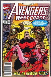 Avengers West Coast #73 (1991) West Coast Avengers / Aveng...