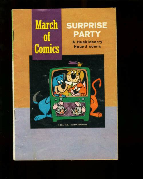 HUCKLEBERRY HOUND #214-1961 GIVEAWAY-HANNA-BARBERA-TV VG