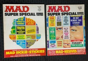 1974/77 MAD SUPER SPECIAL Humor Magazine #13 & 16 FN/VG+ NO INSERTS