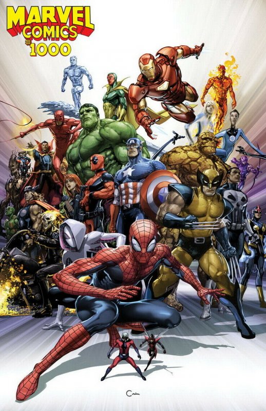 MARVEL COMICS 1000 (2019 MARVEL) VARIANT 1:50 CRAIN PRESALE-08/28