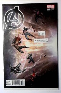 Avengers #35 B 2014 Marvel 1:10 Incentive Var Thor Iron Man Captain Marvel Comic