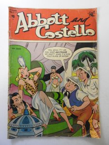 Abbott and Costello Comics #27 GD+ moisture stain, cover detached bottom staple