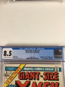 Giant-size X-men 1 Cgc 8.5 Ow/w Pages 1st Storm Colossus Nightcrawler Marvel
