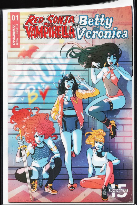 Red Sonja and Vampirella Meet Betty and Veronica #1 Cover D (2019) Vampirella