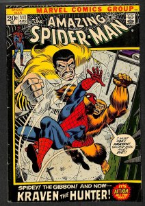 Amazing Spider-Man #111 VG/FN 5.0 Kraven the Hunter! Marvel Comics Spiderman