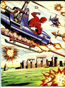 Action Force #18 1987-Marvel-Violent-British GI Joe-tank vs helicopter cover-VF