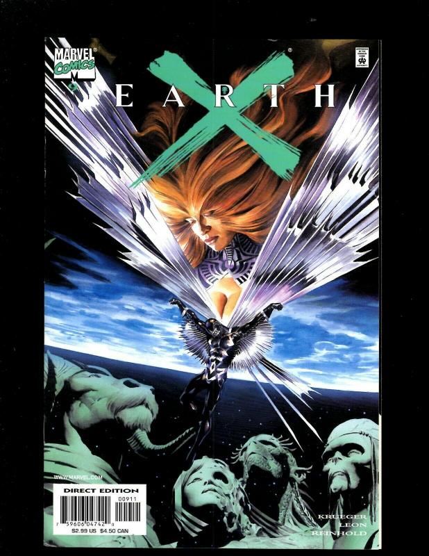 12 Earth X Marvel Comic Books #0 1 3 4 5 6 7 8 9 10 10 X HY3