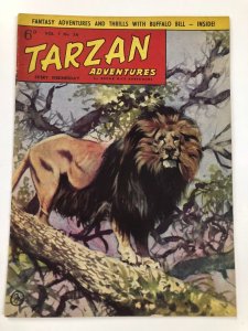 TARZAN ADVENTURES V 7#34 (1958)black & white daily strip reprints FINE