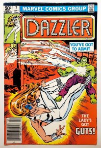 Dazzler #7 Newsstand (Sept 1981, Marvel) 3.0 G/VG