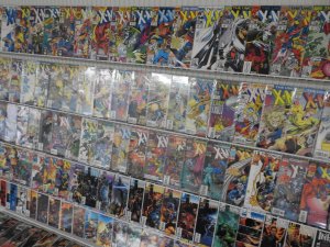 Huge Lot 160+ Comics W/ Unc. X-Men, Inhumans, Spider-Man+ Avg VF+ Condition!