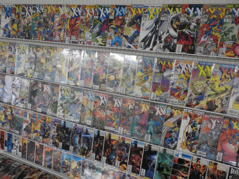 Huge Lot 160+ Comics W/ Unc. X-Men, Inhumans, Spider-Man+ Avg VF+ Condition!