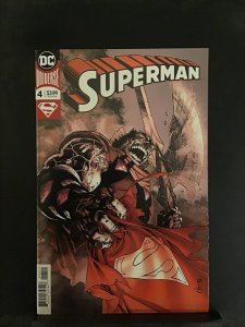 Superman #4 (2018) Enhanced Foil Cvr