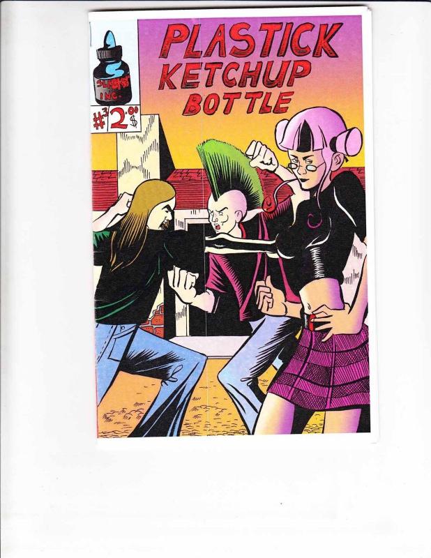 Plastick Ketchup Bottle #3 VF/NM slackers inc. mini comic - rare indy alt weird 