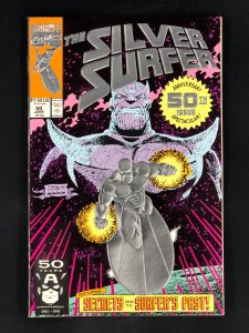 Silver Surfer #50 (1991) First Foil-Embossed Comic Cover