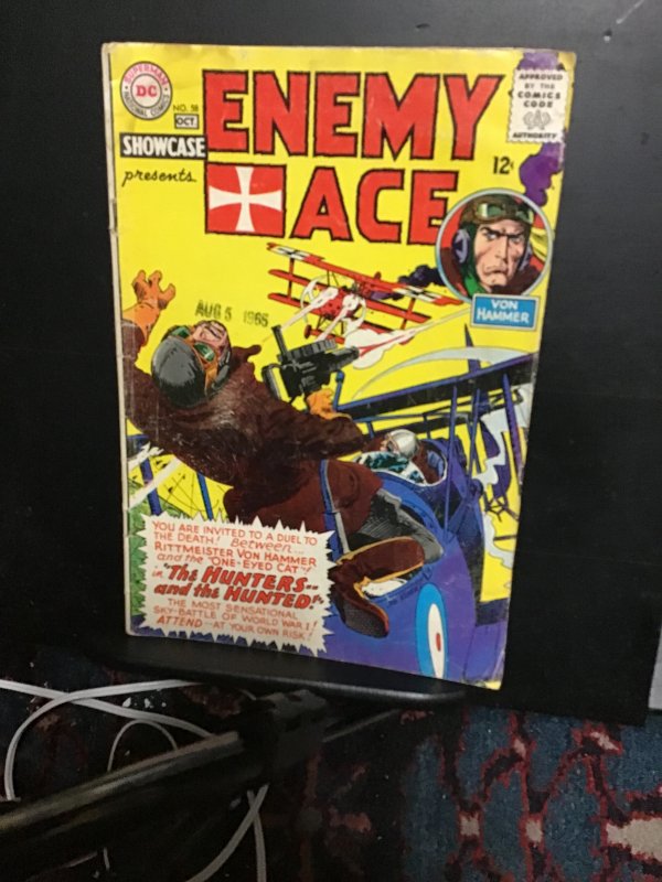 Showcase comics #58  (1965) Affordable-grade Joe Kubert 5th Enemy Ace GD/VG Wow!