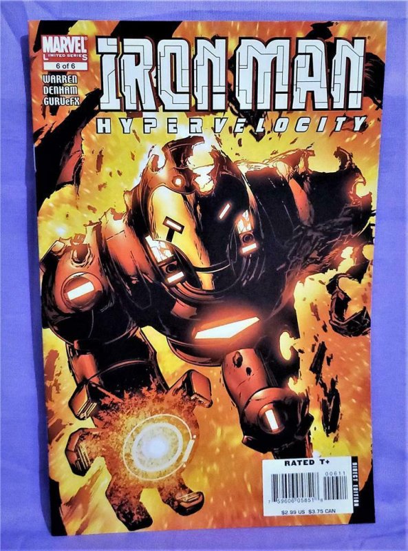 IRON MAN Hypervelocity #1 - 6 Brian Denham Adam Warren (Marvel, 2007)! 759606058518