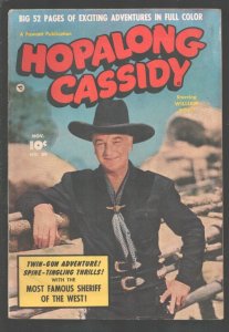 Hopalong Cassidy #49 1950-William Boyd photo cover-B-Western film star-52 pag...