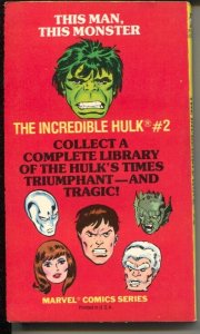 Incredible Hulk Paperback Book #2  1979 - Pocket Books  -FN - Comic Book
