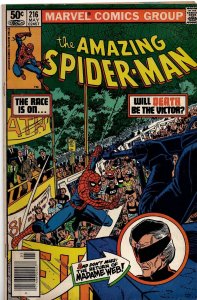 Amazing Spiderman #216 VINTAGE 1981 Marvel Comics 2nd Madame Web