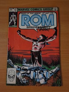 Rom #43 Direct Market Edition ~ NEAR MINT NM ~ 1983 Marvel Comics