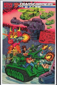 The Transformers vs. G.I. Joe #3 Connecting Cover (2014)