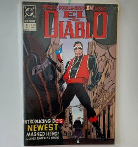 1989 DC Comics El Diablo #1 Comic Book Vintage First Issue Appearance Dbl Sized 