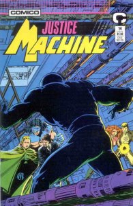 JUSTICE MACHINE #14, NM-, Elementals, Comico, 1987 1988 more in store