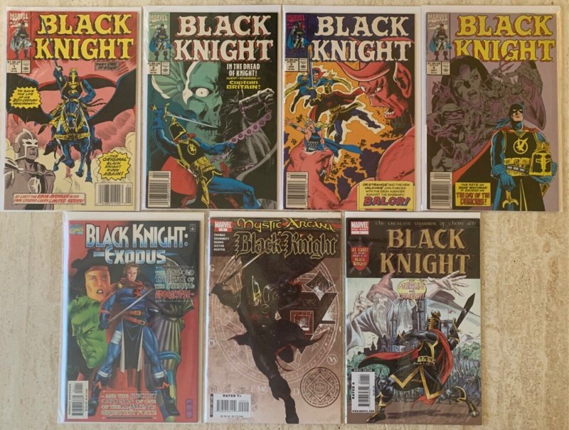 BLACK KNIGHT 1-4 (1990) + 2007, 2010 ONE-SHOTS, BLACK KNIGHT: EXODUS 1 | 7 TOTAL