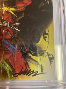 Deadpool Kills Marvel Universe # 1 (CGC 8.0 SS) Signed & Sketch Dave Johnson
