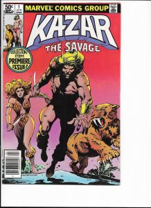 Ka-Zar the Savage #1 Newsstand Edition (1981)