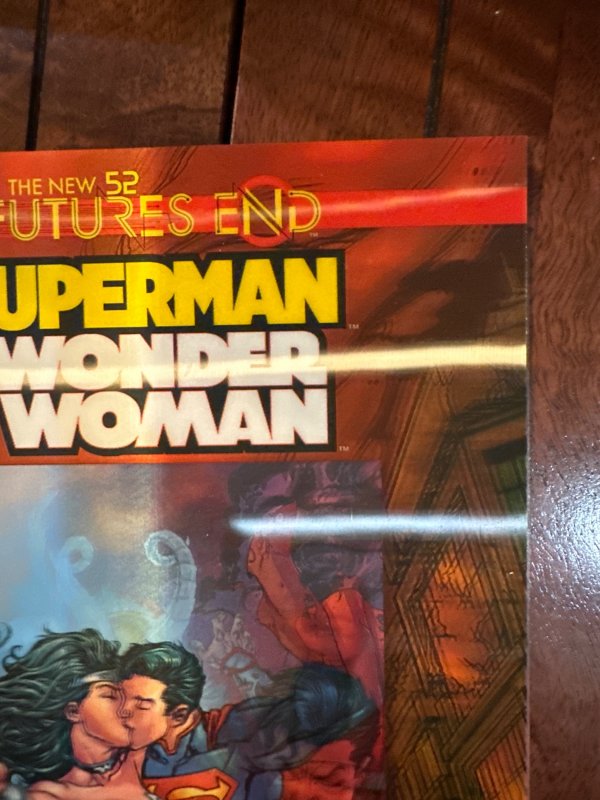 Superman/Wonder Woman: Futures End 3D Cover (2014)