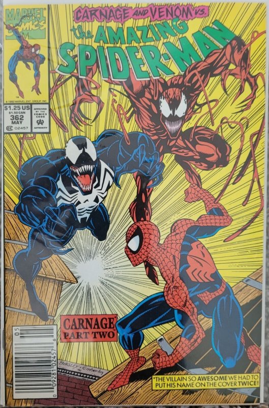 The Amazing Spider-Man #361 - 363: Full Carnage! Story Arc (1992)