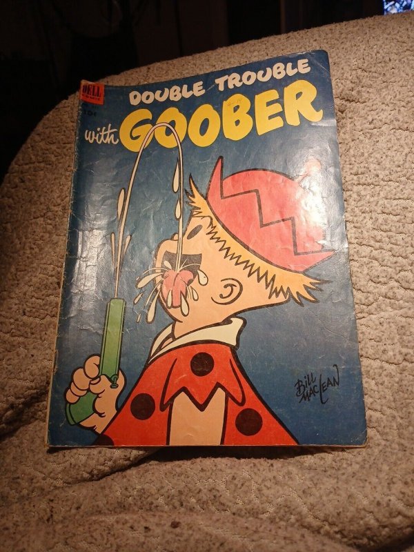 DOUBLE TROUBLE WITH GOOBER / FOUR COLOR # 471 (DELL) (1953) BILL MacLEAN art