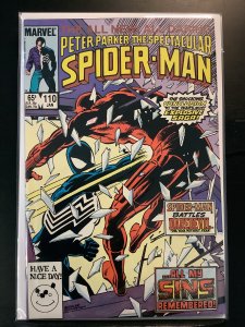 The Spectacular Spider-Man #110 Direct Edition (1986)