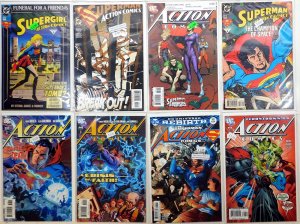 Action Lot 8 #686, 696, 804, 848, 849, 853, 862, 961 1993 DC 1st Print Comics