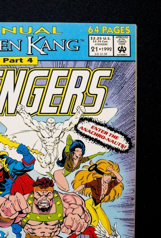 Avengers Annual #21 (1992)[KEY] 1st Victor Timely, 1st App Anachronauts -VF/NM