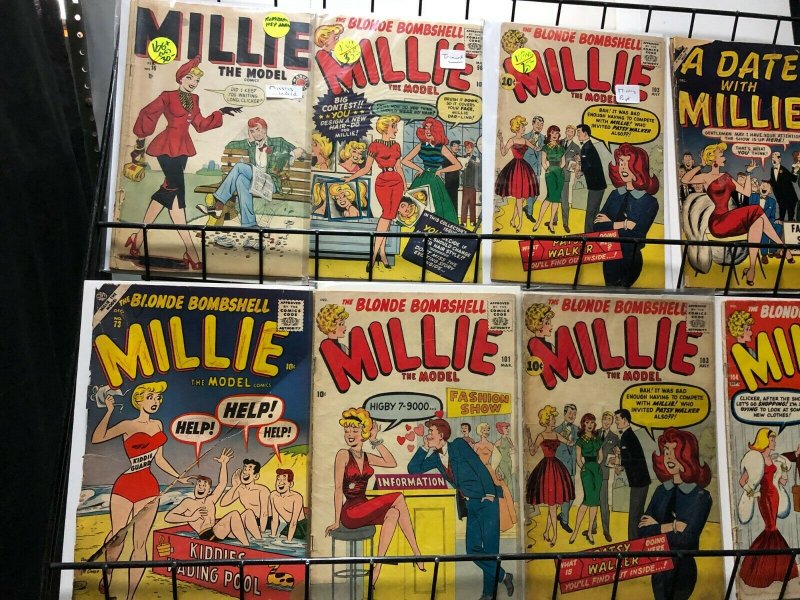 MILLIE THE MODEL 10 diff mostly 1956-1958 FR-G KURTZMAN, PATSY 