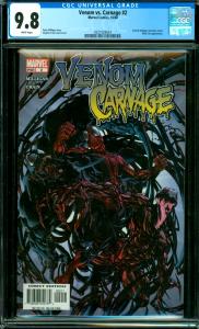 Venom vs. Carnage #2 CGC Graded 9.8 Black Cat App Mulligan becomes Toxin